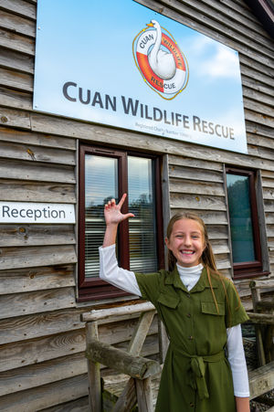 Wildlife photographer Jamie Smart is the new patron for Cuan Wildlife Rescue. Image by Eagle Eyed Girl