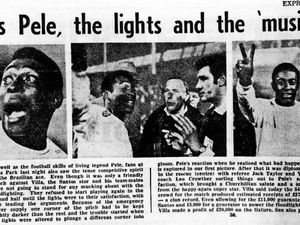 Supporting image for story: WATCH: The night Brazilian legend Pele graced Villa Park