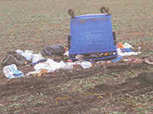 Supporting image for story: Fly-tipper's truck got stuck in mud