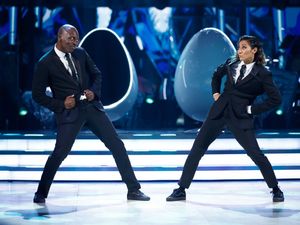Supporting image for story: Eddie Kadi scores first 10 with Men In Black-inspired street dance on Strictly