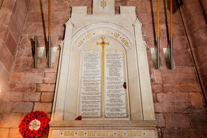 Memorial stone in Shrewsbury Abbey (12)
