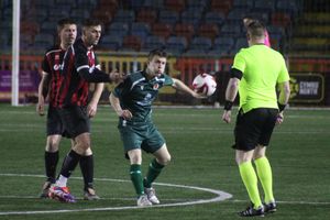 Action from Carno's semi-final win Pics: Stuart Townsend