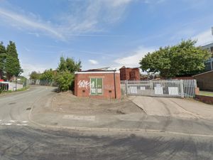 The pallet warehouse in Newlyn Road, Cradley Heath. A plan to build 46 new homes on the site has been revealed. Pic: Google Maps. Permission for reuse for all LDRS partners.