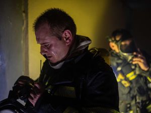 Supporting image for story: Teenage girl killed as Russian drone strikes Kyiv apartment block