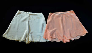 The two pairs of knickers were lost 10 years ago when Lady Barbara Millichip moved house