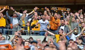 Wolves fans singing loud and proud