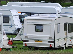 Supporting image for story: Travellers moved after setting up in Telford