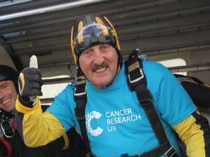 Supporting image for story: PCSO Graham jumps from lofty heights to raise money for charity