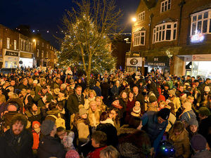 Supporting image for story: Pictures: Market Drayton Christmas lights switch-on