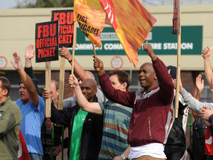 Supporting image for story: Firefighters strike across West Midlands and Staffordshire - LIVE
