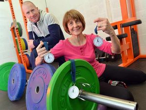 Supporting image for story: Iron-pumping Kingswinford grandmother sets new world record