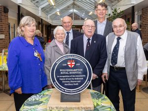 Supporting image for story: Plaque honouring NHS staff at former Wolverhampton hospital unveiled 