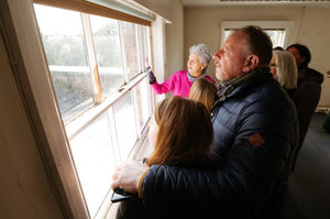 Maggie Love led the group on the tour of Darwin's home.