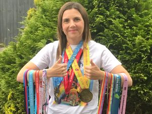 Supporting image for story: Runner Farrah celebrates 12 marathons for NHS charity