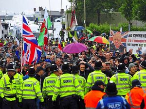 Supporting image for story: We are coming back, far right marchers warn Dudley