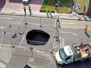 Supporting image for story: Walsall road reopens as sinkhole repair finishes