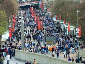 Supporting image for story: West Brom fans make exodus to Wembley