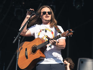 Jamie Webster came directly from Glastonbury to perform on the final day of Forest Live
