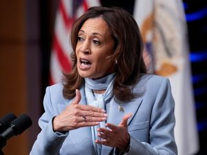 Supporting image for story: Harris hits out at Trump’s promise of mass deportations