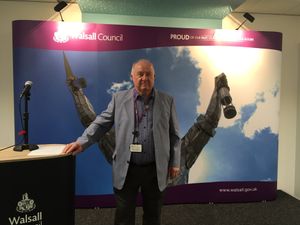 Walsall Council leader Mike Bird at the 2022 Local Elections. PIC: Gurdip Thandi LDR