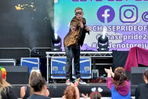 The event saw a number of people take to the stage