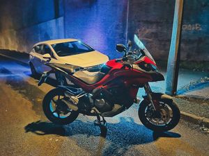 Supporting image for story: Stolen motorbike found hidden in woods under M6