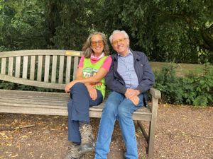 Supporting image for story: 'The day I went for a walk with legend Tony Christie' – charity fundraiser's special treat in Staffordshire