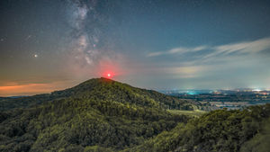 The Milky Way over The Wrekin. Photo: Paul Murray.
