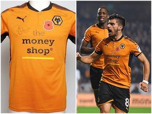 Supporting image for story: Ruben Neves’ £1,300 Wolves shirt helps cash total in Poppy Appeal auction