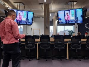 Planning agent Gareth Jones speaking at the planning committee meeting. Picture: LDRS