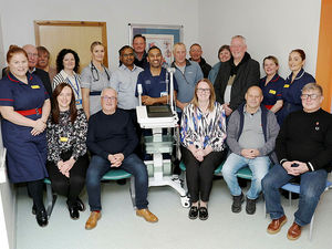 Supporting image for story: Generous former Goodyear workers use £6,400 gift to help young heart patients in Wolverhampton