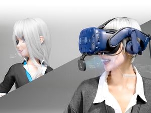 Supporting image for story: HTC Vive virtual reality headset launches face tracker
