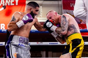Gully Powar in action during the BCB 'The Homecoming show at The Kings Hall, Stoke-on-Trent on 26th July 2025