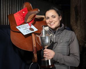 Kate with her winning side saddle