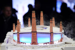 A Diorama of Birmingham City Football Club's new stadium plans during the unveiling at Digbeth Loc, Birmingham. Picture date: Thursday November 20, 2025. PA Photo. Photo credit should read: Jacob King/PA Wire.