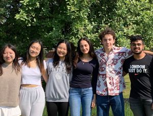 A few of the Concord College students who will be heading off to Cambridge