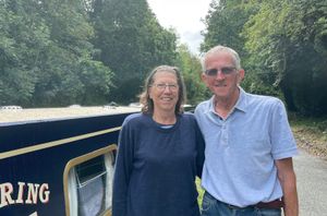 Bruce Crook, 72, and his wife Lauris, 70, originally from New Zealand, have been unable to pass through the locks on the canal in Rushall, Walsall, since Monday, while water testing takes place