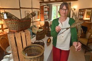 Bridgnorth Arts Trail. The Travelling Weaver: Sophie Francis from Church Stretton..