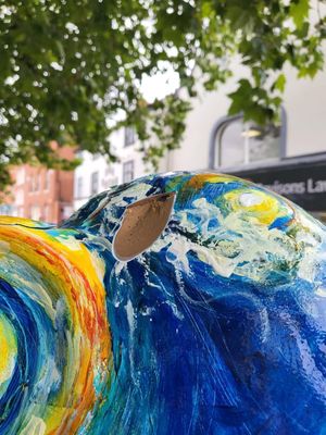 The sculpture has been damaged 'beyond immediate repair'