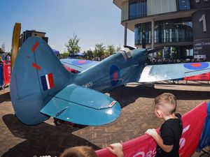 Supporting image for story: Spitfire heads to Shrewsbury on its tour of the Midlands