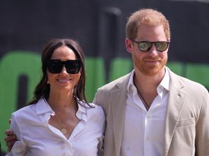 Supporting image for story: Harry and Meghan watch dancing and basketball during Nigeria visit