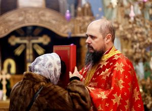 Stunning images show Serbian Orthodox Christians gathering to celebrate the birth of Jesus Christ at the Serbian Orthodox Church of the Holy Prince Lazar, in Bournville, Birmingham. January 7, 2026. 