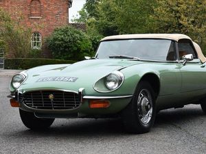 Supporting image for story: A 1972 Jaguar E-Type formerly owned by Kevin Keegan undergoes restoration
