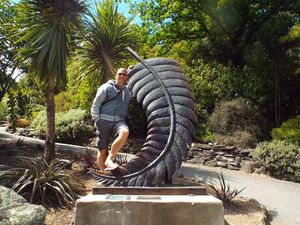 Steve with a cultural icon