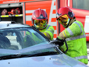 Supporting image for story: Motorbike and two cars in crash near Newport 