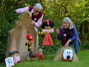 Supporting image for story: Staffordshire village draws crowds in the return of a popular scarecrow festival