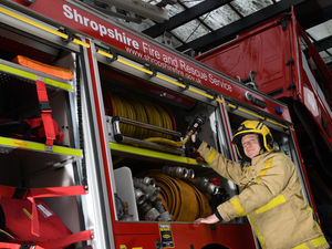 Supporting image for story: Crew tackles fire inside car in Craven Arms