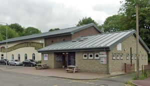 Knighton library. From Google Streetview