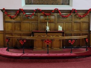 Supporting image for story: Craft club creates Remembrance display at their local church