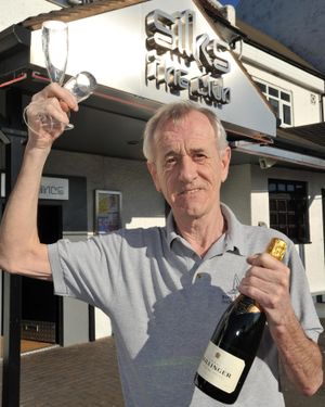Alan Murray celebrated 40 years at Silks in 2012